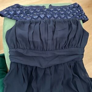 SHEIN Navy Blue Formal Kids Dress